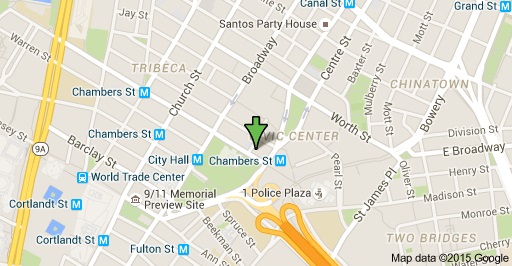 Map of Lower Manhattan Map of Lower Manhattan